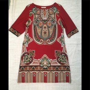 Lovely paisley print Sandra Darren Dress!